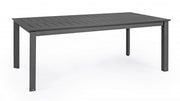 Konnor anthracite extendable garden table 200-300 x 110 cm