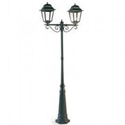 Wall-mounted Aluminum Cast Lamp with Black Transparent Glass Diffusers