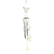White metal bell 12x12h88 cm