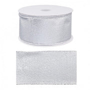 6x Silver Noel Ribbon 20M