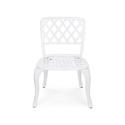 Outdoor Chair In Faenza White Aluminum 44X46X H89 Cm