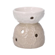 Cream white ceramic essence burner cmø10h11