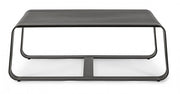 Outdoor coffee table in Anthracite aluminum MERRIGAN 105x62x h38 cm