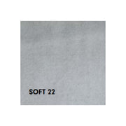 Levy 3 seater sofa in gray fabric with container and bed