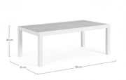 Kledi Coffee Table 120X70 White Jx11