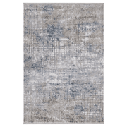 Asya CR45 carpet with gray background and beige and light blue shades 160x230