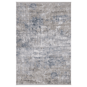 Asya CR45 carpet gray background and beige and light blue shades 160x230