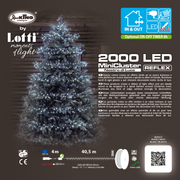 MiniCluster ø6cm 2000 WHITE LED 40,5m in Spool