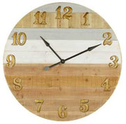 Two-tone wooden clock ea-6422 Ø cm. 91.5 x 6