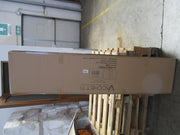 Black 3-Panel Paper Room Divider - 40cm x 175cm