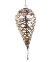 Fascinating Gold Pinecone Pendant - 4x D140