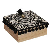 Santa Claus green metal and wood led garland cm24x3,5x40,5