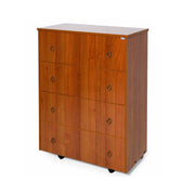 Folding orthopedic bed base in antique walnut color cm H.100x85x36