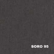 Country sofa 3 seater gray soro 95 215 cm.