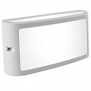 Aluminum Die-Cast Wall Sconce with Opal Diffuser - 10W, 950 Lumens, Warm White Light