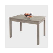 Elm extendable dining table in melamine wood 80x120 - 160 cm
