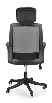 Laurent office chair with armrests black