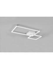 Lampada Da Soffitto Squadrata Orientabile Led Dimmer Padella Bianco Trio Lighting