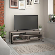 Cornea dove gray TV stand with two doors