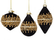 Luxury Black Set of 12 Vt Pendants - 12x