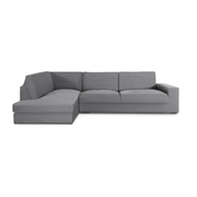 Jaz gray left corner sofa cover 350-500