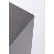 Set of 3 square anthracite Melange garden furniture columns