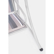 Two-seater steel rocking chair Ivory GRELY 145x120x h185 cm