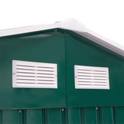 Big Store house in green sheet metal 257x205xh202cm
