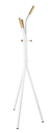 White steel coat hanger ALAIN 46x46x h178 cm