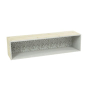 Rectangular wooden shelf Rebecca cm60x15x15