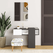 Efes anthracite white entrance with mirror