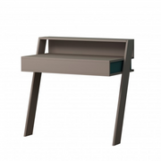 Cowork dove gray wall desk with drawer 94 cm.