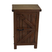 Cabinet with 1 country walnut door 50x36xh.80 cm