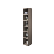 Multipurpose wall unit with Elm color door H120x30x30cm