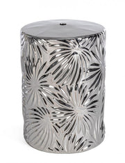 Sfinge Leaf Silver Stool Cod.0740039