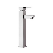 High Chrome Square Bathroom Mixer Tap 33.3 cm x 14.1 cm