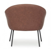 Design style velvet armchair