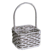 Andalusian dove gray bottle holder 4p cm22x22h15/34