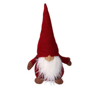 Red brown fabric gnome 20,5x20h45 cm