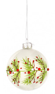 12x White Vt Branch Sphere D80