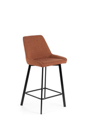 Set of 2 Fabric Stools 50cm x 44cm x 94cm