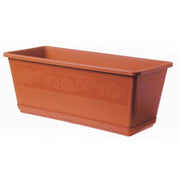 Balconella Flower Pot With Saucer Cm 50 Bama Terracotta Plastic