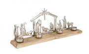 2x 4P Kristeen Nativity Nat Candle