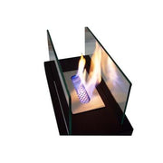 Decorative Bioethanol Fireplace Black 355 x 180 x 205 mm