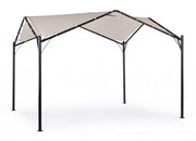 Dome gazebo for the garden anthracite-gray 3,5x3,5xh 260 cm