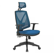 Bella blue office armchair