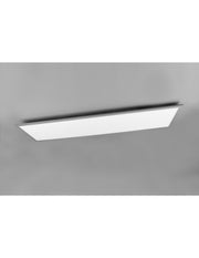 Plafoniera Applique Rettangolare Moderna Led Dimmer 34w Alpha Alluminio Trio Lighting