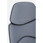 Office armchair with armrests in ARMSTRONG Dark Gray fabric 64x69 x h118.5 - 128 cm
