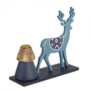 6x Blue Noel Candle Set