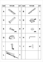 Aluminum parasol with white lateral pole 4x4 m